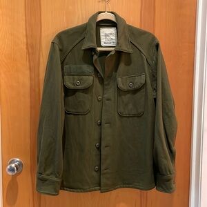 Vintage wool military shirt.